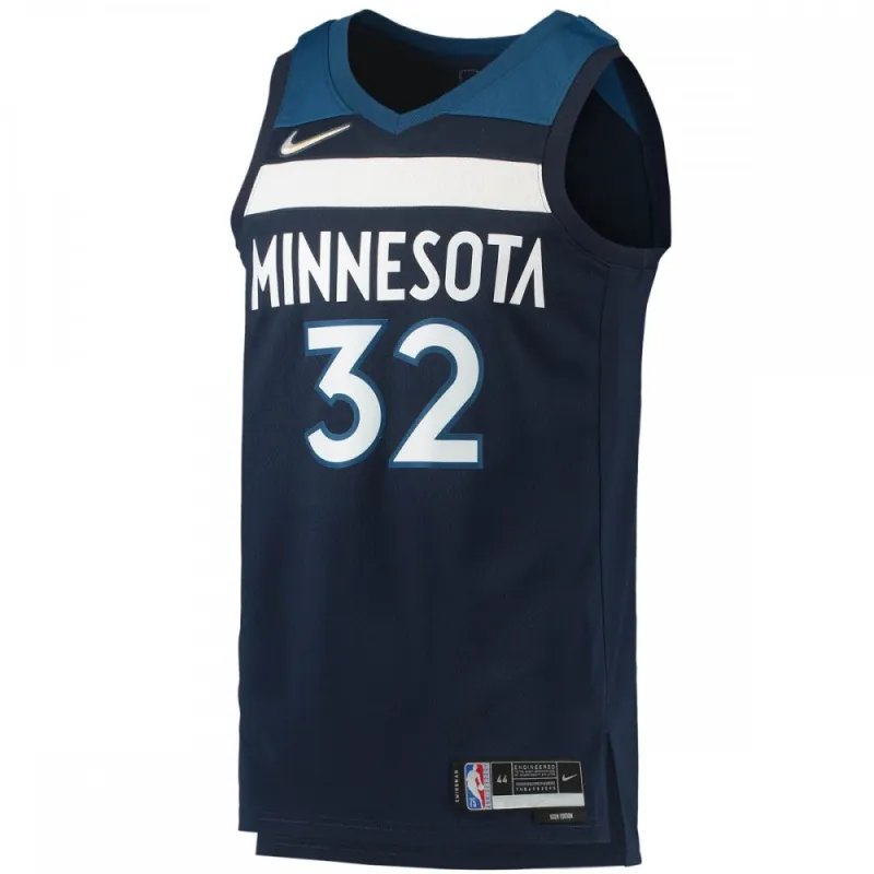Karl-Anthony Towns Minnesota Timberwolves Nike 2021/22 Diamond Swingman Jersey – Icon Edition – Navy