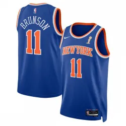 Camisa Swingman Jalen Brunson dos New York Knicks da Nike, unissexo, azul, 2026 Champions – Edição Icon