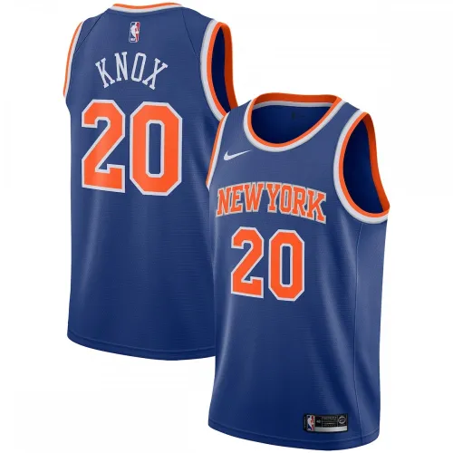 Kevin Knox New York Knicks Nike Swingman-shirt - Blauw