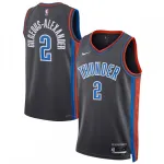 Shai Gilgeous-Alexander Oklahoma City Thunder Nike Unisex 2022/23 Swingman Jersey – City Edition – Gray