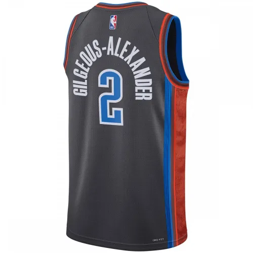 Shai Gilgeous-Alexander Oklahoma City Thunder Nike Unisex 2022/23 Swingman Jersey – City Edition – Gray