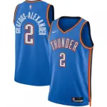 Shai Gilgeous-Alexander Oklahoma City Thunder Nike Unisex 2022/23 Swingman Jersey - Icon Edition - Blue Shai Gilgeous-Alexander Oklahoma City Thunder Nike Unisex 2022/23 Swingman Jersey – Icon Edition – Blue