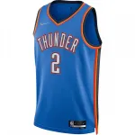 Shai Gilgeous-Alexander Oklahoma City Thunder Nike 2021/22 Diamond Swingman Jersey – Icon Edition – Blue