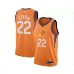 Maglia Uomo Phoenix Suns DeAndre Ayton #22 Jordan Orange 202021 Swingman - Statement Edition