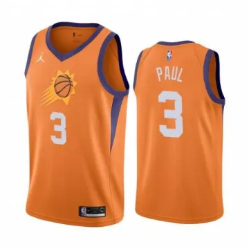Camisola Swingman Jordan Orange 2020/21 Phoenix Suns Chris Paul #3 para homem - Statement Edition