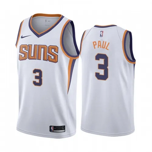 Phoenix Suns Herren-Trikot „Chris Paul #3“ von Nike, weiß, Saison 2019/20, Swingman-Trikot – Association Edition