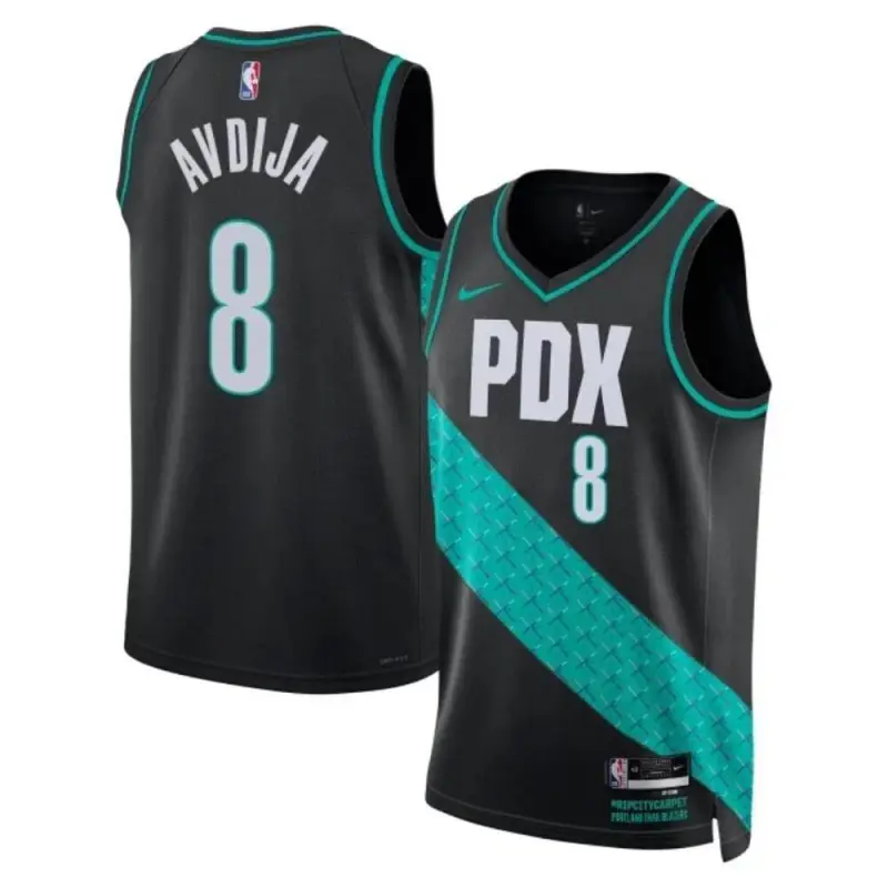 Deni Avdija Portland Trail Blazers Nike Unisex 2022/23 Swingman Jersey – City Edition – Black
