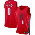 Damian Lillard Portland Trail Blazers Jordan Brand 2022/23 Statement Edition Swingman Jersey – Red