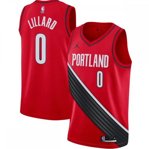 Damian Lillard Portland Trail Blazers Jordan Brand 2020/21 Swingman-shirt – Statement Edition – Rood
