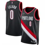 Damian Lillard Portland Trail Blazers Nike 2021/22 Diamond Swingman Jersey – Icon Edition – Black