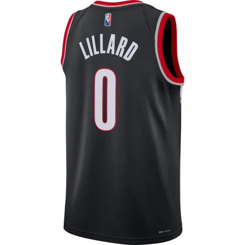 Damian Lillard Portland Trail Blazers Nike 2021/22 Diamond Swingman Jersey – Icon Edition – Black