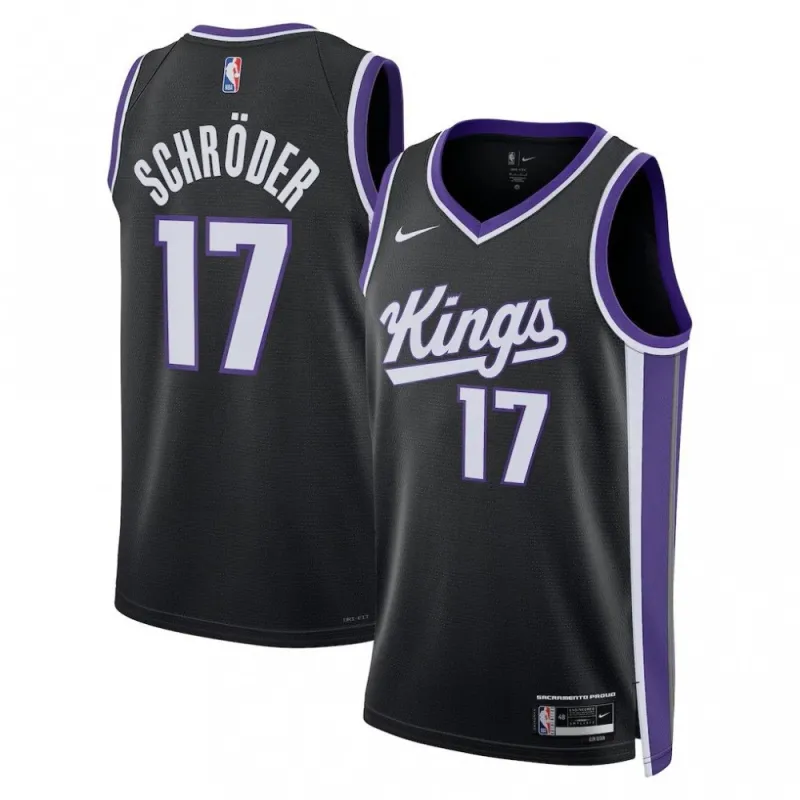Dennis Schröder Sacramento Kings Nike Unisex Swingman Jersey – Icon Edition – Black
