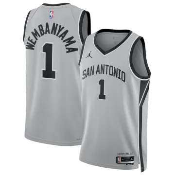 Victor Wembanyama San Antonio Spurs Jordan Brand Unisex Swingman Jersey - Statement Edition - Silver