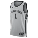 Victor Wembanyama San Antonio Spurs Jordan Brand Unisex Swingman Jersey – Statement Edition – Silver