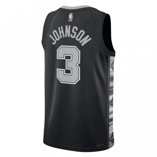 Keldon Johnson San Antonio Spurs Jordan Brand Unisex Swingman Jersey – Statement Edition – Black