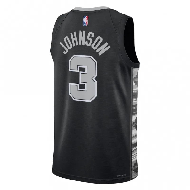 Keldon Johnson San Antonio Spurs Jordan Brand Unisex Swingman Jersey – Statement Edition – Black