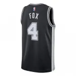De’Aaron Fox San Antonio Spurs Nike Unisex Swingman Player Jersey – Icon Edition – Black