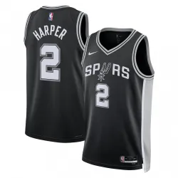Dylan Harper San Antonio Spurs Nike Unisex 2025 NBA Draft First Round Pick Swingman Jersey - Icon Edition - Black - product photo Dylan Harper San Antonio Spurs Nike Unisex 2025 NBA Draft First Round Pick Swingman Jersey - Icon Edition - Black