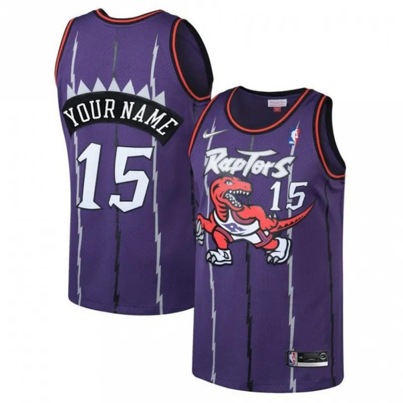 Maglia personalizzata Nike Swingman per ragazzi dei Toronto Raptors, viola – Edizione classica