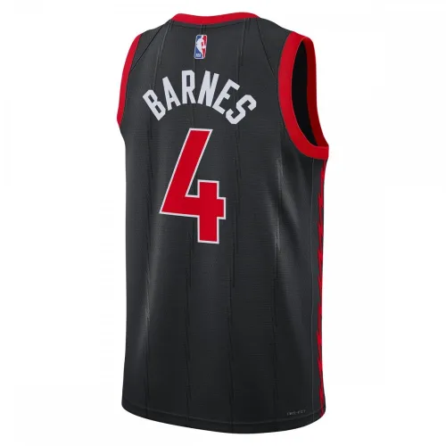 Scottie Barnes Toronto Raptors Jordan Brand 2022/23 Replica Swingman Jersey – Statement Edition – Black