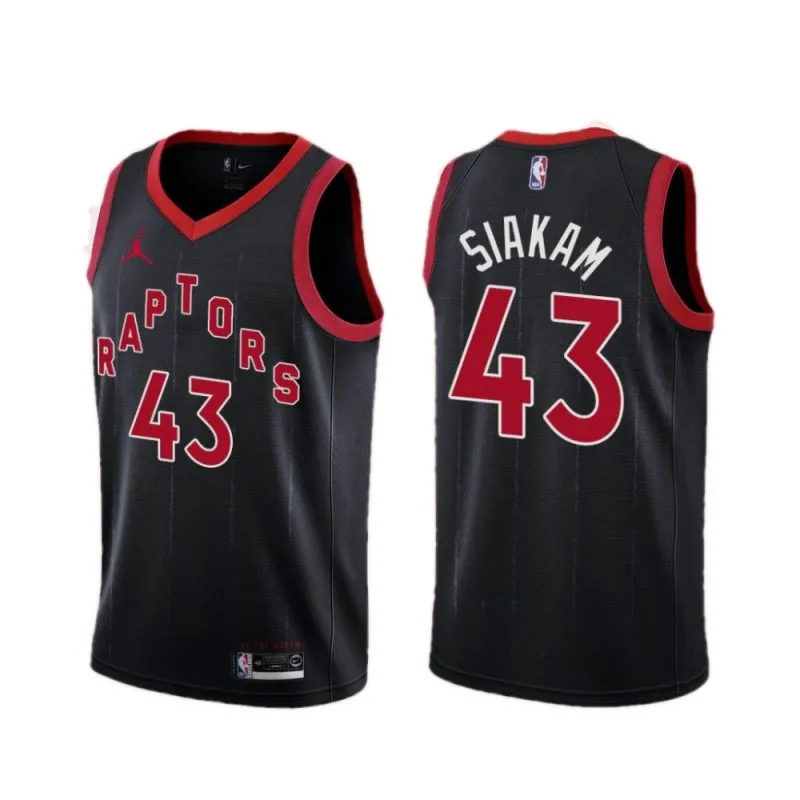 Men’s Toronto Raptors Pascal Siakam #43 Jordan Blue 2021 Swingman NBA Jersey – Statement Edition