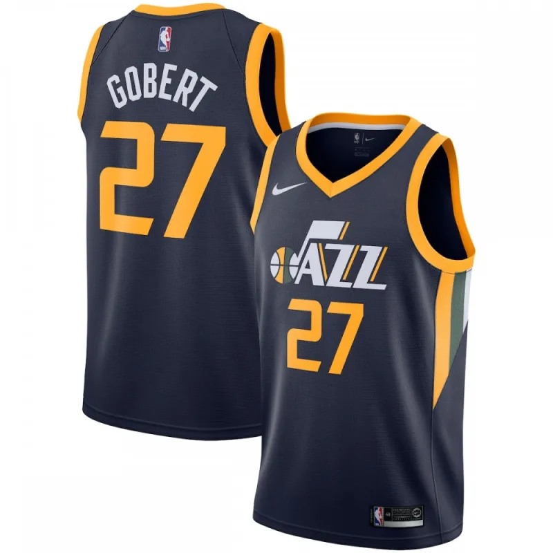 Maillot Swingman Nike réplique de Rudy Gobert (Utah Jazz) – Édition Icon – Bleu marine