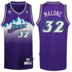 Camisa Swingman da NBA do Utah Jazz, Karl Malone, #32, Adidas, roxa, 1996/97 Utah Jazz Karl Malone #32 Adidas Purple 1996/97 Swingman NBA Jersey