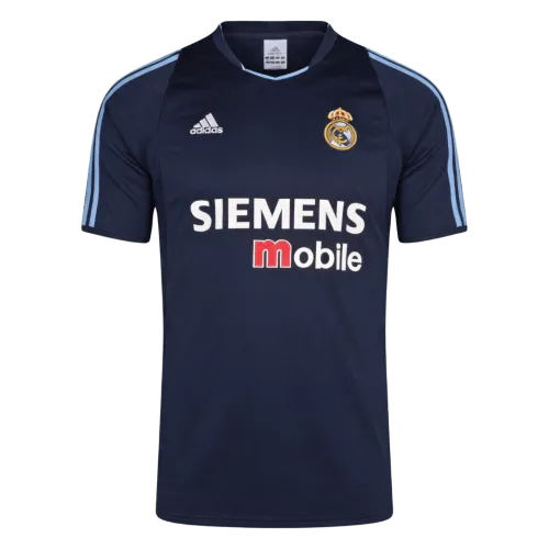 Camiseta retro de visitante del Real Madrid de la temporada 2003/04