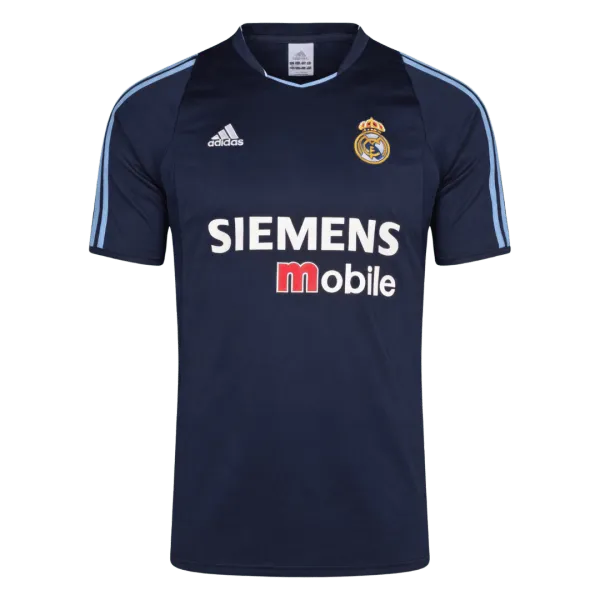 Real Madrid uit-retro-shirt 2003/04 – A-kwaliteit, detailweergave