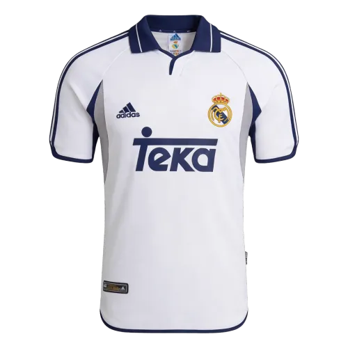 Maglia da casa retrò del Real Madrid stagione 2000/01