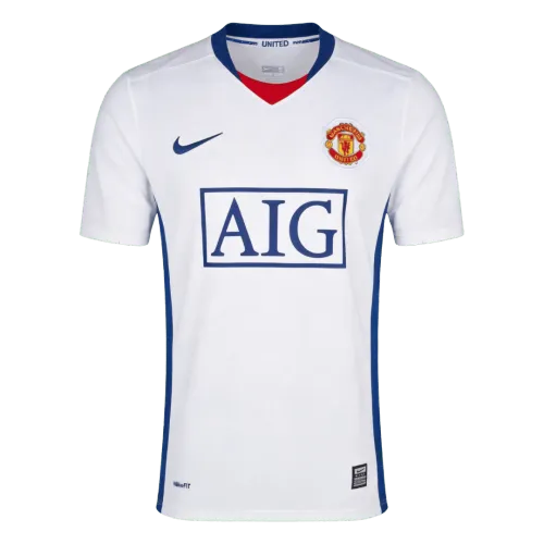Camisa Retro de Visitante do Manchester United da Época 2008/09