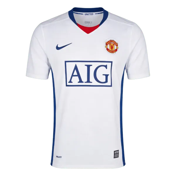 2008/09 Manchester United Away Retro Jersey - A-Grade Quality Detail View