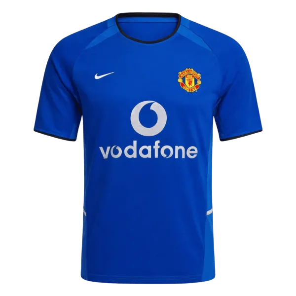 2002/03 Manchester United Third Away Retro Jersey - A-Grade Quality Detail View