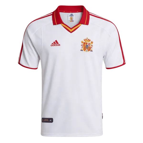 2000 Spain Away Retro Jersey - A-Grade Quality Detail View