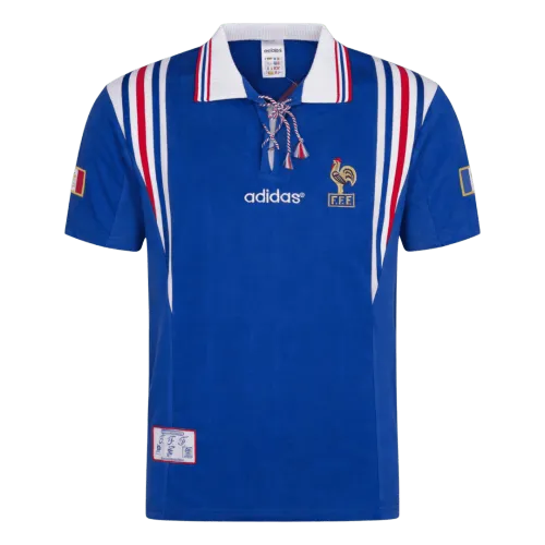 Maillot rétro domicile de l'équipe de France 1996