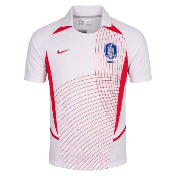 2002 South Korea Away Retro Jersey - A-Grade Quality Detail View