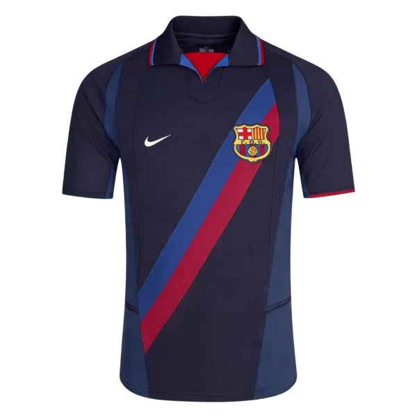 2002/03 Barcelona Third Away Retro Jersey - A-Grade Quality Detail View