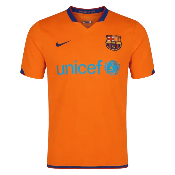 2006/07 Barcelona Away Retro Jersey - A-Grade Quality Detail View