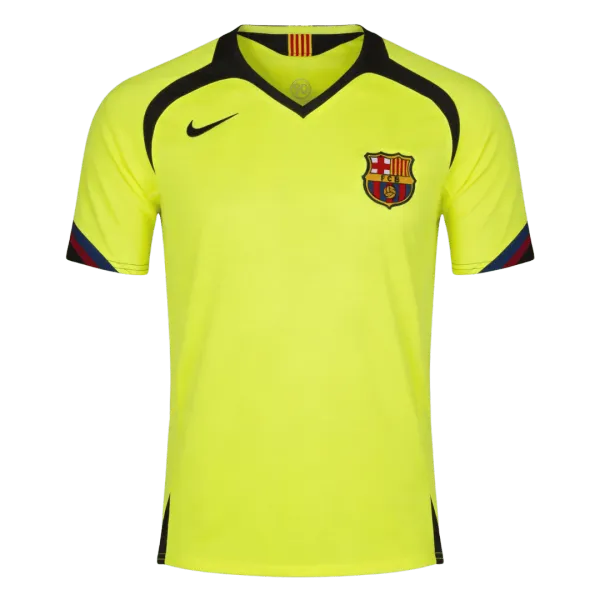 Maillot rétro extérieur du FC Barcelone 2005/06 – Qualité A – Vue détaillée