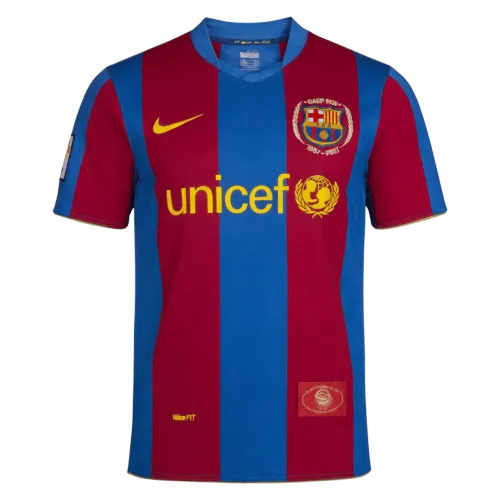 2007/08 Barcelona Home 50th Anniversary Retro Jersey