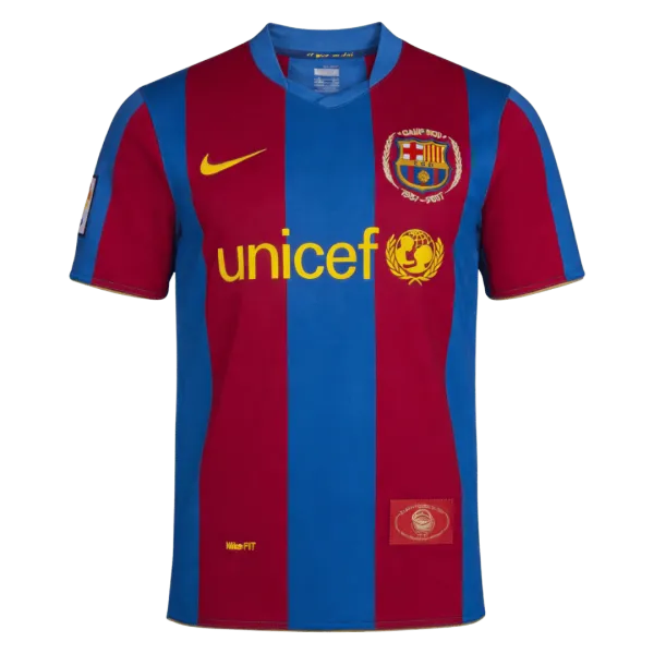 2007/08 Barcelona Home 50th Anniversary Retro Jersey - A-Grade Quality Detail View