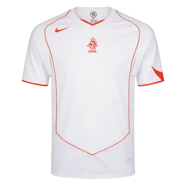 2004 Netherlands Away Retro Jersey - A-Grade Quality Detail View