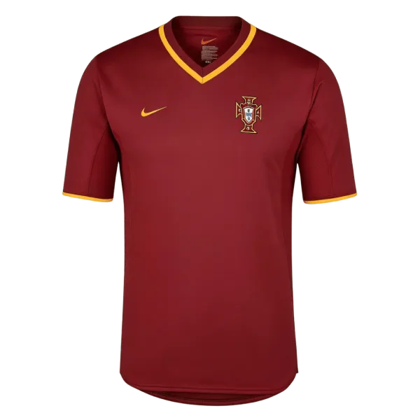 2000 Portugal Home Retro Jersey - A-Grade Quality Detail View