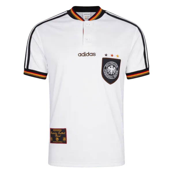 1996 Germany Home Retro Jersey - A-Grade Quality Detail View