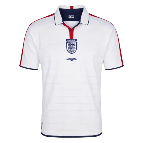 2004 England Home Retro Jersey