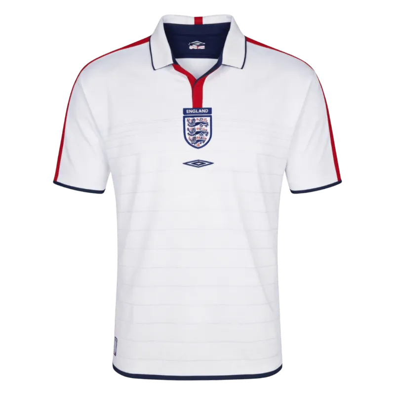 2004 England Home Retro Jersey