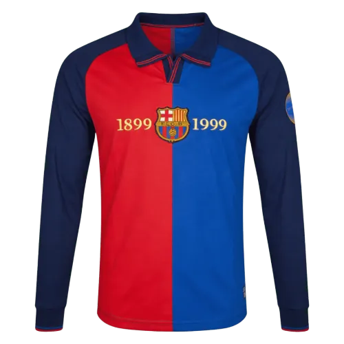 1999/00 Barcelona Home Long Sleeve Jersey