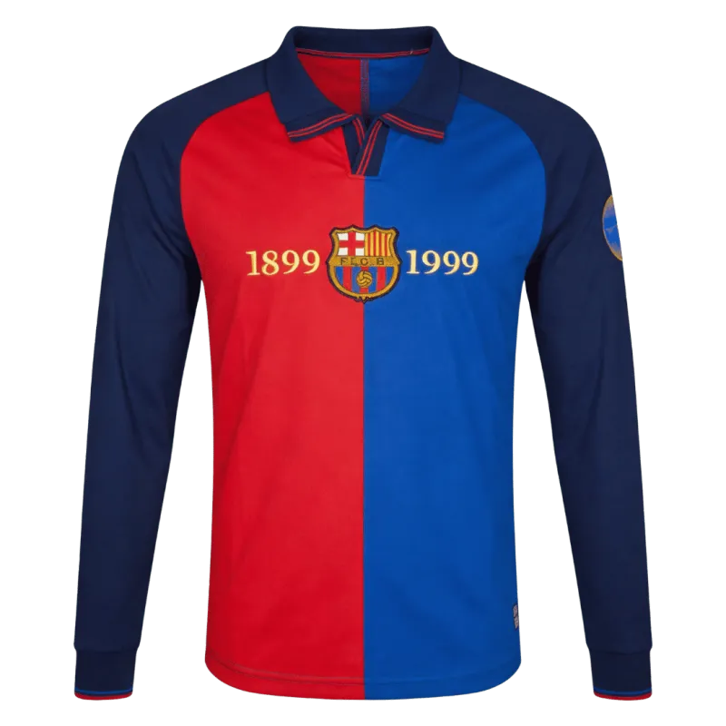 1999/00 Barcelona Home Long Sleeve Jersey