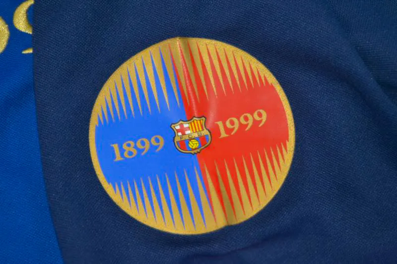 1999/00 Barcelona Home Long Sleeve Jersey