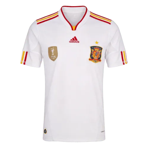 Maglia da trasferta retrò della Spagna 2011
